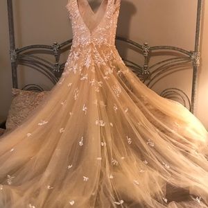 Gorgeous Jovani Ball Gown Dress with train.